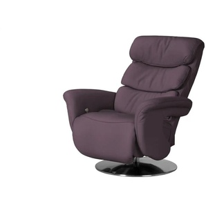 himolla Relaxsessel Leder 7628 - lila/violett - Materialmix - 83 cm - 109 cm - cm 90,0 | Möbel Kraft