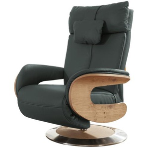 himolla Relaxsessel Leder  Hilke - blau - Materialmix - 75 cm - 112 cm - 87 cm | Möbel Kraft