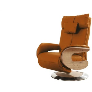 himolla Relaxsessel Leder Mit verschiedenen Funktionen Hilke - gelb - Materialmix - 75 cm - 112 cm - cm 87,0 | Möbel Kraft