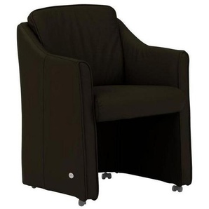 Himolla Sessel , Schwarz , Leder , Echtleder , Longlife-Leder , Uni , 61x84x70 cm , Blauer Engel, Goldenes M, Made in Germany, Emas , Wohnzimmer, Sessel, Polstersessel