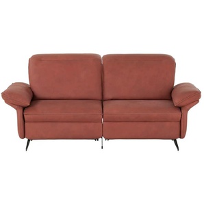 himolla Sofa 2 5-sitzig  1077 ¦ rot ¦ Maße (cm): B: 194 H: 87 T: 108.0