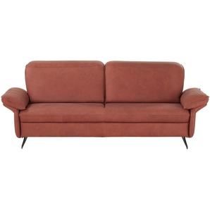 himolla Sofa 3-sitzig  1077 ¦ rot ¦ Maße (cm): B: 224 H: 87 T: 108.0