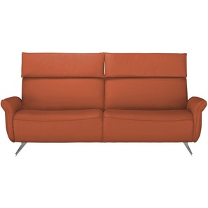 himolla Sofa 3-sitzig  4150 ¦ orange ¦ Maße (cm): B: 206 H: 95 T: 87.0