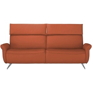 himolla Sofa 3-sitzig  4150 ¦ orange ¦ Maße (cm): B: 206 H: 95 T: 87.0