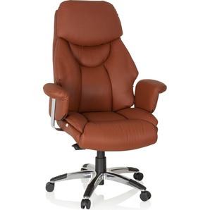 hjh OFFICE Luxus Chefsessel PRADO Ergonomischer Bürostuhl mit Armlehnen Kunstleder Drehstuhl für Büro, Zuhause 608230