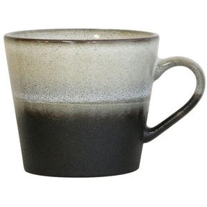 HK living Ceramic 70s Rock Cappuccino-Tasse - black/white - 300 ml