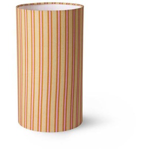HK living DORIS printed cylinder Lampenschirm - stripes - 22 x 22 x 40 cm