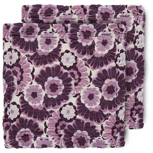 HK living floral Servietten - 2er-Set - burgundy - 2er-Set: 30x30 cm