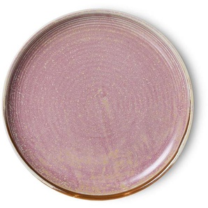 HK living home chef ceramics Beilagenteller - rustic pink - 1-Stück: Ø 20 cm