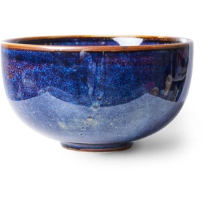 HK living home chef ceramics Bowl Schale - rustic blue - 260 ml - Ø 10,7 cm