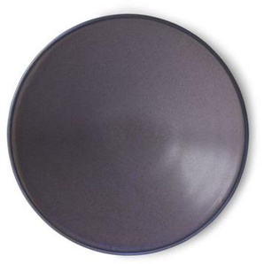 HK living Home Chef Ceramics flache Schale - Purple - Ø 17,5 cm - Höhe 4 cm