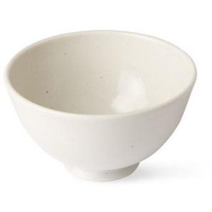 HK living Kyoto ceramics japanese Reisschale - white speckled - 11,3x11,3x6,3 cm