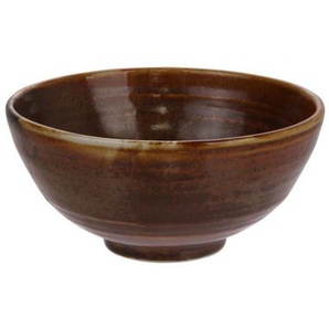 HK living Kyoto ceramics Schüssel M - brown - 11,5 x 11,5 x 5 cm