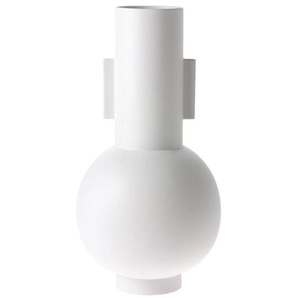 HK living matt white Vase Blumenvase - L - White - T 21 cm - B 21 cm - H 42,5 cm