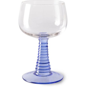 HK living Swirl Weinglas high - 8er-Set - blue - 8er-Set à 275 ml