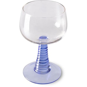HK living Swirl Weinglas high - blue - 1 Stück - 275 ml