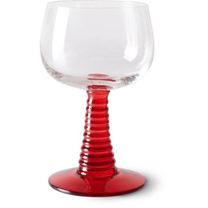 HK living Swirl Weinglas high - red - 1 Stück - 275 ml