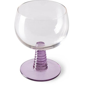 HK living Swirl Weinglas low - purple - 1 Stück - 350 ml
