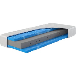 Hn8 Schlafsysteme Kaltschaummatratze »XXL Gelstar KS, Waterpur®-Kern mit 7 Zonen, Geltouch-Auflage«, 25 cm hoch, Raumgewicht: 38 kg/m³, (1 St., 1-tlg.), 3D-Klimaborder, in 90x200 cm und weiteren Größen erhältlich