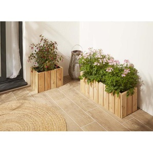 Hochbeet Acanta m Hochbeet aus Holz, Juwel Pflanzenaufzucht Naturbelassen - Alpholz