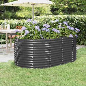Hochbeet Verzinkter Stahl 175x100x68 cm Anthrazit