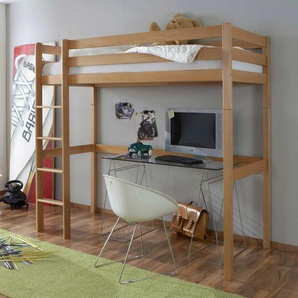Hochbett Tolly II 90 x 200cm Braun/Beige