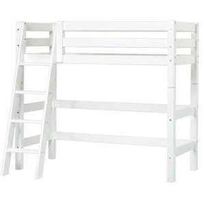 Hoppekids Hochbett  ECO Luxury ¦ weiß ¦ Maße (cm): B: 117 H: 150