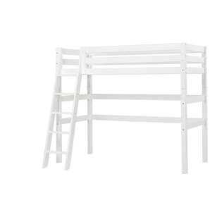 Hoppekids Hochbett  ECO Luxury ¦ weiß ¦ Maße (cm): B: 144 H: 177