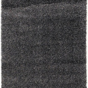Hochflor-Läufer OCI DIE TEPPICHMARKE Lobby Shaggy Teppiche Gr. B/L: 80 cm x 200 cm, 52 mm, 1 St., grau (dunkelgrau) Hochflor-Läufer Teppichläufer Teppiche