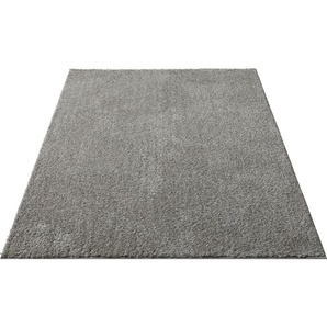 Hochflor-Teppich Andor, my home, rechteckig, Höhe: 25 mm, weiche Haptik, Mikrofaser, mit Anti-Rutsch-Unterseite