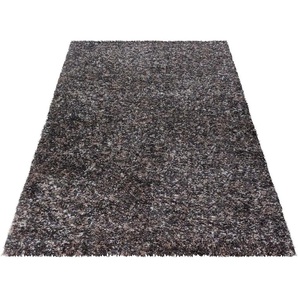 Hochflor-Teppich AYYILDIZ TEPPICHE Enjoy Shaggy Teppiche Gr. B/L: 200 cm x 290 cm, 50 mm, 1 St., grau (taupe) Esszimmerteppiche Wohnzimmer