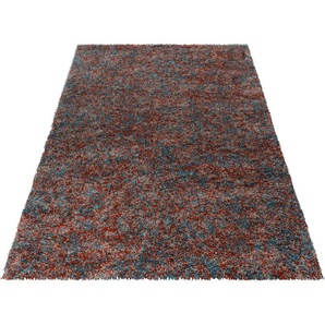 Hochflor-Teppich AYYILDIZ TEPPICHE Enjoy Shaggy Teppiche Gr. B/L: 240 cm x 340 cm, 50 mm, 1 St., orange (terra) Esszimmerteppiche
