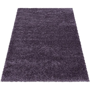 Hochflor-Teppich AYYILDIZ TEPPICHE SYDNEY 3000 Teppiche Gr. B/L: 240 cm x 340 cm, 50 mm, 1 St., lila (violett) Esszimmerteppiche