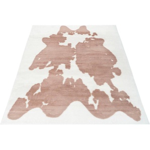 Hochflor-Teppich BRUNO BANANI Makayla Teppiche Gr. B/L: 160 cm x 230 cm, 30 mm, 1 St., grau (taupe) Esszimmerteppiche