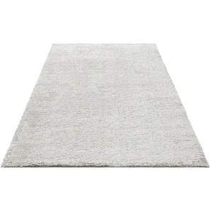 Hochflor-Teppich BRUNO BANANI Shaggy Soft Teppiche Gr. B/L: 240 cm x 320 cm, 30 mm, 1 St., grau (aluminium) Esszimmerteppiche