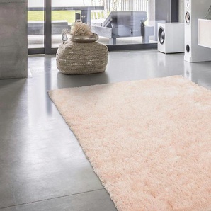 Hochflor-Teppich CALO-DELUXE Masada 900 Teppiche Gr. B/L: 160 cm x 230 cm, 40 mm, 1 St., rosa Esszimmerteppiche Wohnzimmer