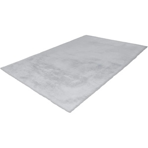 Hochflor-Teppich CALO-DELUXE Vogesen 212 Teppiche Gr. B/L: 120 cm x 170 cm, 45 mm, 1 St., grau (grau, blau) Esszimmerteppiche Kunstfell, Wohnzimmer