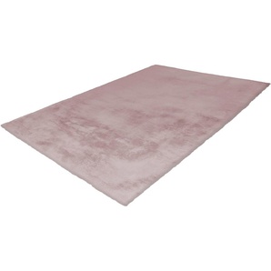 Hochflor-Teppich CALO-DELUXE Vogesen 212 Teppiche Gr. B/L: 160 cm x 230 cm, 45 mm, 1 St., rosa Esszimmerteppiche Kunstfell, Wohnzimmer