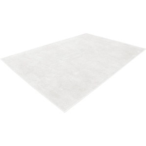 Hochflor-Teppich CALO-DELUXE Vossi 111 Teppiche Gr. B/L: 160 cm x 230 cm, 40 mm, 1 St., beige (elfenbeinfarben) Esszimmerteppiche besonders weich durch Microfaser, Wohnzimmer