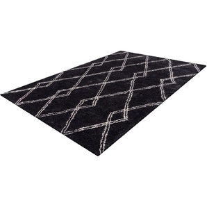 Hochflor-Teppich Elvar-1000, calo-deluxe, rechteckig, Höhe: 27 mm, besonders weich durch Microfaser, Wohnzimmer