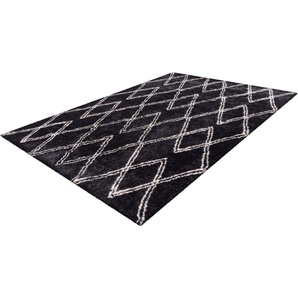 Hochflor-Teppich Elvar-3000, calo-deluxe, rechteckig, Höhe: 27 mm, besonders weich durch Microfaser, Wohnzimmer
