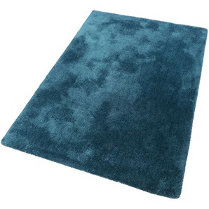 Hochflor-Teppich ESPRIT Relaxx Teppiche Gr. B/L: 120 cm x 170 cm, 25 mm, 1 St., blau (türkis, petrol) Esszimmerteppiche