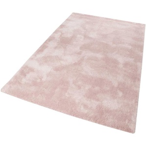 Hochflor-Teppich ESPRIT Relaxx Teppiche Gr. B/L: 160 cm x 230 cm, 25 mm, 1 St., rosa Esszimmerteppiche Wohnzimmer, sehr große Farbauswahl, weicher dichter Hochflor