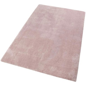 Hochflor-Teppich ESPRIT Relaxx Teppiche Gr. B/L: 160 cm x 230 cm, 25 mm, 1 St., rosa (rosa, creme) Esszimmerteppiche