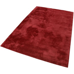 Hochflor-Teppich ESPRIT Relaxx Teppiche Gr. B/L: 160 cm x 230 cm, 25 mm, 1 St., rot Esszimmerteppiche Wohnzimmer, sehr große Farbauswahl, weicher dichter Hochflor