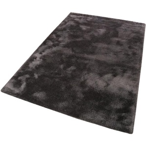 Hochflor-Teppich ESPRIT Relaxx Teppiche Gr. B/L: 200 cm x 290 cm, 25 mm, 1 St., grau (anthrazit) Esszimmerteppiche Wohnzimmer, sehr große Farbauswahl, weicher dichter Hochflor