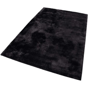 Hochflor-Teppich ESPRIT Relaxx Teppiche Gr. B/L: 240 cm x 290 cm, 25 mm, 1 St., schwarz Esszimmerteppiche Wohnzimmer, sehr große Farbauswahl, weicher dichter Hochflor