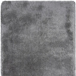 Hochflor-Teppich FLAIR RUGS Pearl Teppiche Gr. B/L: 160 cm x 230 cm, 70 mm, 1 St., silberfarben Schlafzimmerteppiche