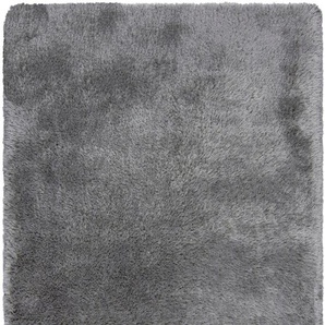 Hochflor-Teppich FLAIR RUGS Pearl Teppiche Gr. B/L: 200 cm x 290 cm, 70 mm, 1 St., silberfarben Schlafzimmerteppiche