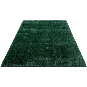 Hochflor-Teppich HOME AFFAIRE Anastasia Teppiche Gr. B/L: 120 cm x 180 cm, 43 mm, 1 St., grün Esszimmerteppiche Shaggy-Teppich, besonders weich durch Mikrofaser